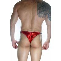 Erkek  Arkası Büzgülü Kırmızı Brazillian Slip