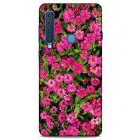 Lopard Samsung Galaxy A9 2018 Uyumlu Kılıf Bahar (40) Fit Silikon Kılıf Koyu Pembe