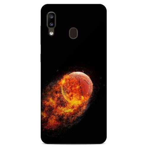Lopard Samsung Galaxy A20 Uyumlu Kılıf FireX (32) Soft Silikon Kılıf Basketbol Topu