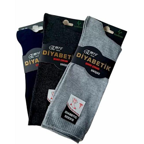 Emre Erkek  Diyabetik Bambu Çorap 6 Adet