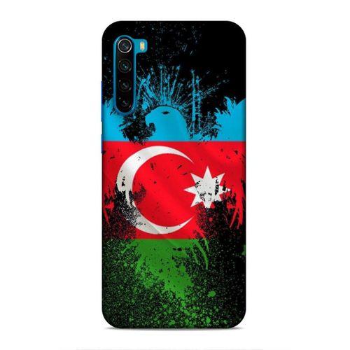 Xiaomi Redmi Note 8T Uyumlu Kılıf Azarbaijan (34) Slim Armor Kılıf Bayrak
