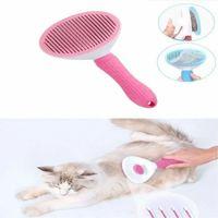 Otomatik Temizlenen Evcil Hayvan Tarağı Pembe