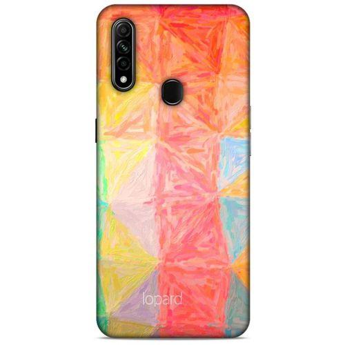 Oppo A31 Kılıf Pastel Renkler (26) Tpu Silikon Kılıf Sarı Kırmızı