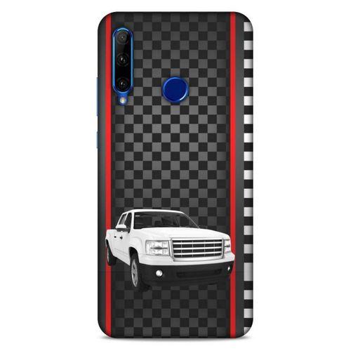 Lopard Huawei Honor 20 Lite Uyumlu Kılıf PickUpX (3) Kapak Beyaz