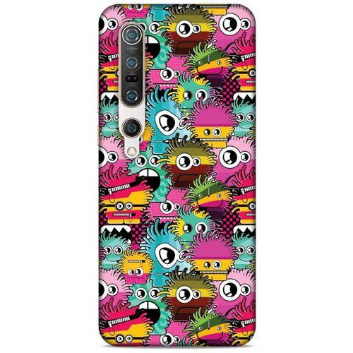 Graffitix (35) Desenli Silikon Kapak Xiaomi Mi 10 Pro Kılıf