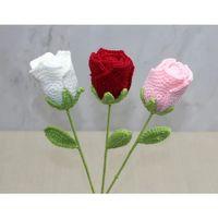 El Örgüsü Tekli Gül Gonca