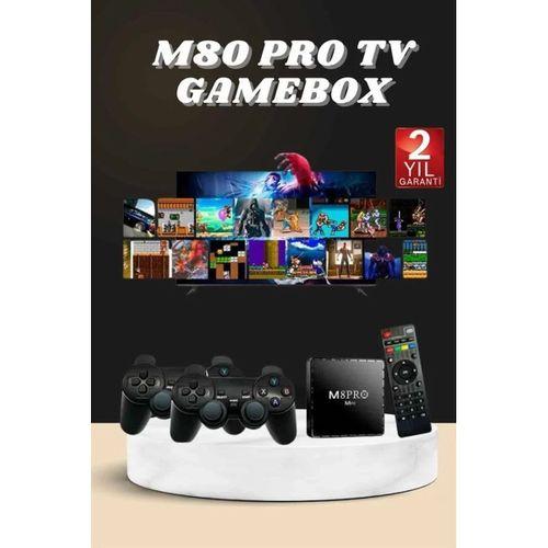 Android Tv Box 2.4g 10k Ultra Hd 2gb Ram 64gb Hafıza 10000 Retro Oyunlu Konsol Game Stick M8 Pro