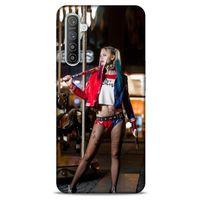 Realme XT Uyumlu Kılıf Harley Quinn (24) Darbe Emici Kılıf Kiraz kırmızısı