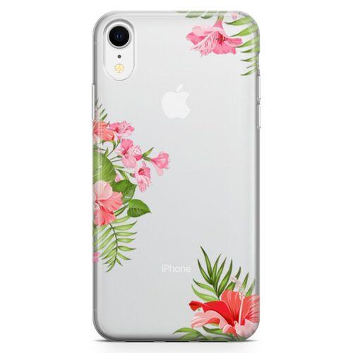 Apple iPhone XR Kılıf Apocynaceae Arka Kapak Koruma Desenli Full Koruyucu