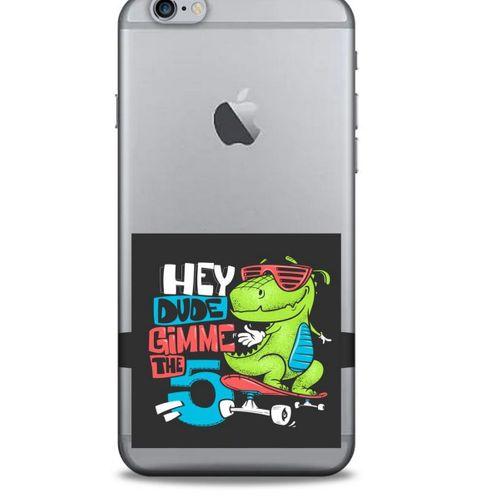 Zoologix (57) Apple Iphone 6S Plus Şeffaf Kılıf Silikon Desenli