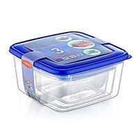 3'lü Kare Saklama Kabı Seti