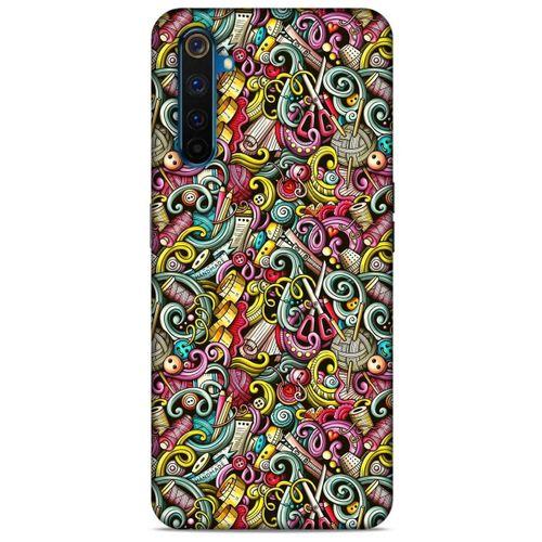 Graffitix (46) Desenli Silikon Kapak Oppo Realme 6 Kılıf