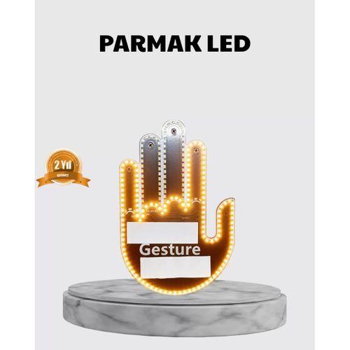 176 Led’li Amber Trafik Uyumlu Sinyal Işığı – El Hareketiyle Kontrol