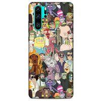 Huawei P30 Pro Uyumlu Kılıf Rick And Morty (33) Hybrid Kılıf Killer Rick