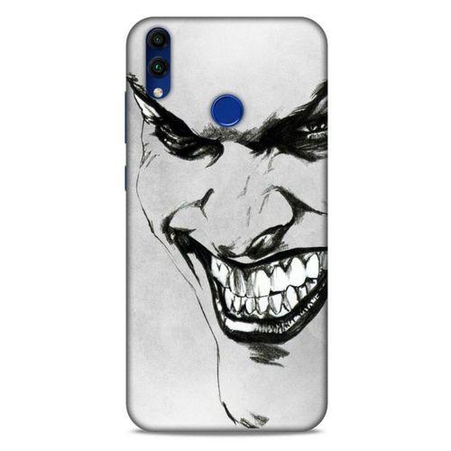 Huawei Honor 8C Uyumlu Kılıf Joker (8) Baskılı Kılıf Beyaz