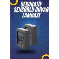 Yeni Model Solar Çift Taraflı Duvar Lambası Dekoratif Duvar Lambası