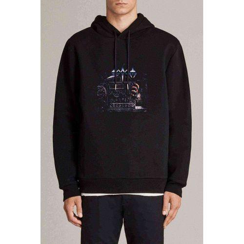 Sodom Better Off Dead Baskılı Siyah Erkek Kapşonlu Sweatshirt