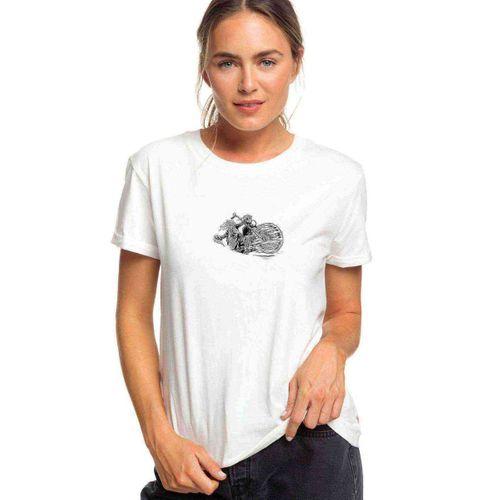 Motorcy Motorsiklet Beshennyj Prizrachnyj Gonshchik Baskılı Beyaz Kadın Tshirt t-shirt tişört T