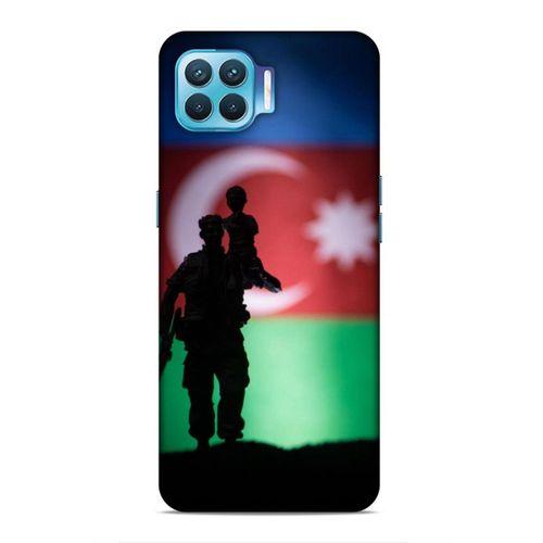Oppo Reno 4 Lite Uyumlu Kılıf Azarbaijan (14) Lansman Kılıf Asker Bayrak