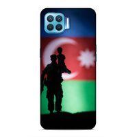 Oppo Reno 4 Lite Uyumlu Kılıf Azarbaijan (14) Lansman Kılıf Asker Bayrak