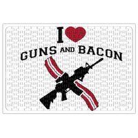 I Love Guns And Bacon Puzzle 240 Parça Yapboz