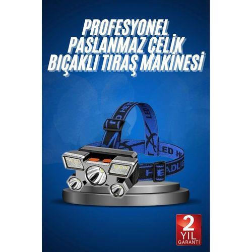 5 Led Far Şarj Edilebilir Güçlü Kafa Lambası Kamp Lambası 4 Modlu