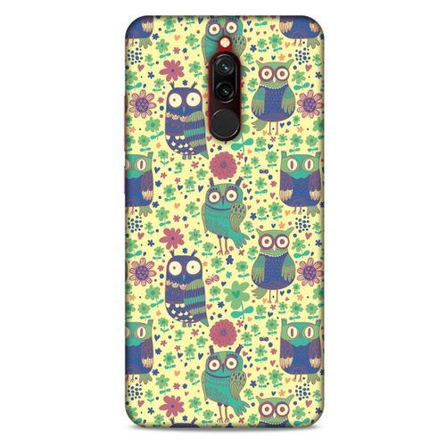 Baykuşlar (15) Desenli Silikon Kapak Telefon Kabı Xiaomi Redmi 8 Kılıf