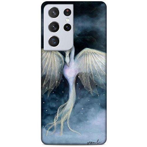 Lopard Samsung Galaxy S21 Ultra Uyumlu Kılıf Y.Liva-2020 Seri Anka Kuşu Kapak