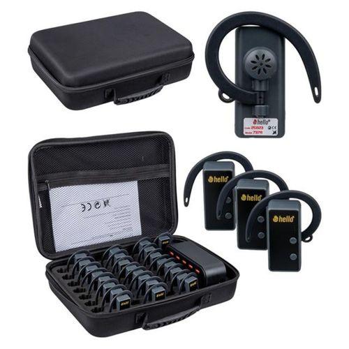 Hello HL-27915 25'li Kulaklık Tipi Tur Rehber Sistemi Seti (100 Metre Menzil)