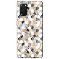 Mermer Desenli (50) Tema Shockproof Kılıf Koyu Gri Samsung Galaxy S20 Plus Kılıf