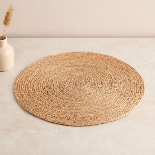 35 cm Hasır Yuvarlak Amerikan Servis Altlığı (Supla)