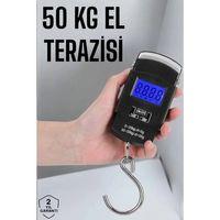 50 Kg El Kantarı Ağırlık Ölçer Dijital Ekranlı Kancalı Portatif