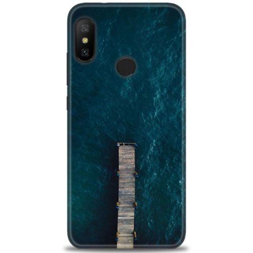 Xiaomi Mi A2 Lite Kılıf HD Baskılı Kılıf - İskele + Tam Ekran Koruyucu