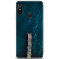 Xiaomi Mi A2 Lite Kılıf HD Baskılı Kılıf - İskele + Tam Ekran Koruyucu