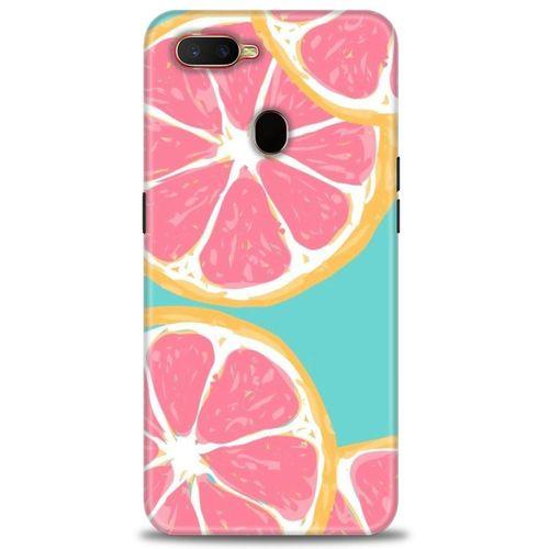 Oppo A5S Kılıf HD Baskılı Kılıf - Pembe Limon + Tam Ekran Koruyucu