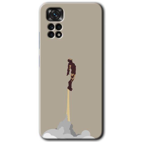 Xiaomi Redmi Note 11 5G Global HD Baskılı Kılıf + 9D Tam Ekran Koruyucu - İronman-Airport