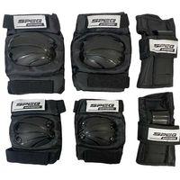 Dizlik Dirseklik Seti Siyah Xsmall -Small