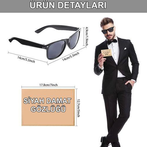 Damat Gözlüğü – Düğün ve Bekarlığa Veda Partisi Aksesuarı (3748)