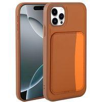 Apple iPhone 11 Kılıf Kartlıklı Zore X-Kart Silikon Kapak