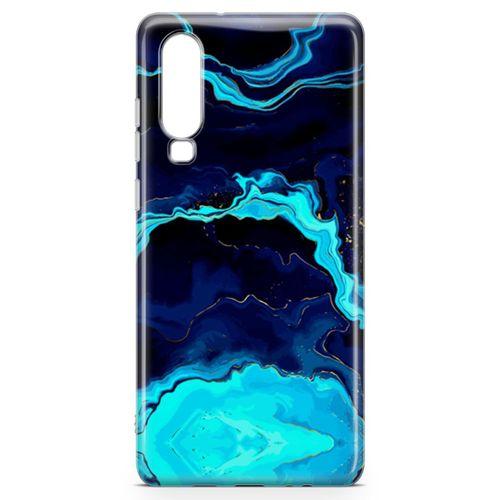 Huawei P30 Kılıf Premium Mermer Arka Kapak Koruma Desenli Full Koruyucu