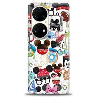 Huawei P50 Pro Kılıf HD Baskılı Kılıf - Donut ve Dondurmalar + Tam Ekran Koruyucu