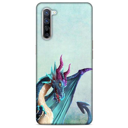Oppo Reno 3 Pro 5g Kılıf Dragons (19) Kılıfları Mavi Ejderha