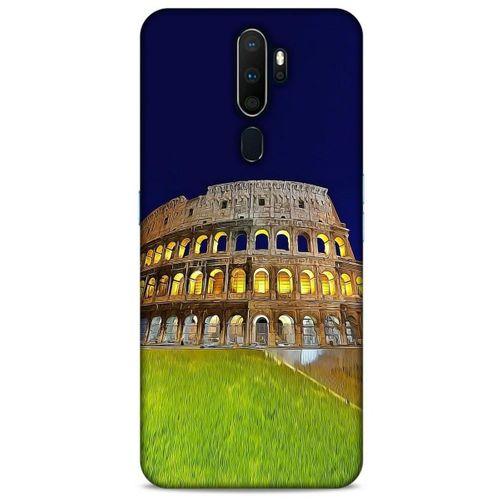 Oppo A9 2020 Kılıf Dünya Mimarisi (24) Darbe Emici Kılıf Kolezyum Roma