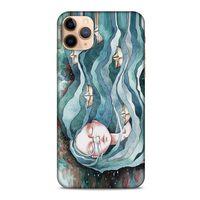 Apple Iphone 11 Pro Kılıf Depresyon (45) Liquid Air Kılıf Bordo Gri