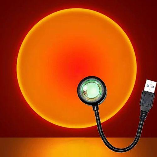 USB LED Gün Batımı Projektör Lambası Fotoğraf Çekim Işığı