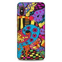 Lopard Xiaomi Redmi Note 6 Pro Uyumlu Kılıf Soyut Sanat (23) Baskılı Ultra Koruma Kılıfı