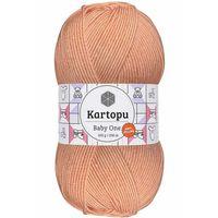 1 Adet Baby One Tüylenmeyen El Örgü İpi Yünü Yavruağzı K253