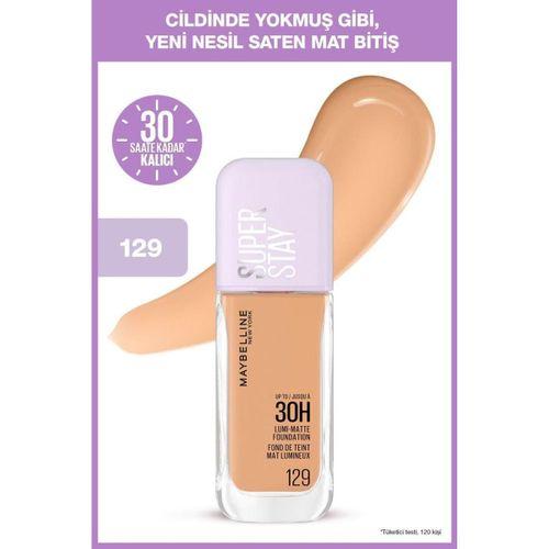 Maybelline New York Super Stay Lumi Matte Fondöten 129