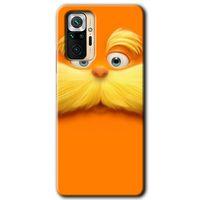 BeRa Aksesuar Xiaomi Redmi Note 10 Pro Kılıf Baskılı Kapak - Garfield +Tam Kaplayan Mat Seramik