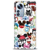 Xiaomi Mi 12 Kılıf HD Baskılı Kılıf - Donut ve Dondurmalar + Tam Ekran Koruyucu